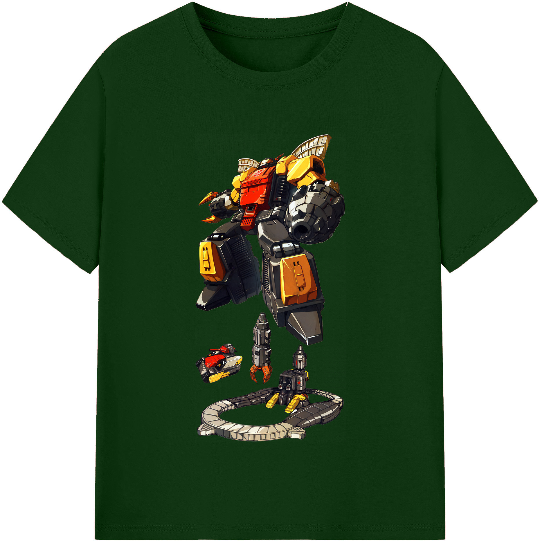 （画像用） Transformers トランスフォーマー 綿100％半袖Tシャツ（フロントプリント）